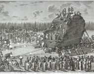 Shlay Jacob van de Hauling of the Thunder Stone for the Monument to Peter the Great  - Hermitage